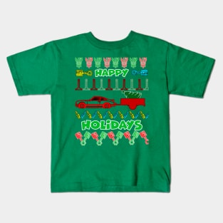 Merry chrismas, happy holidays, car guy, car enthusiast merry chrismas (911) Kids T-Shirt